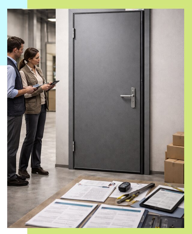 Сертификация противопожарных дверей в Тулуне от 9711 р. | Алешин-Тлн