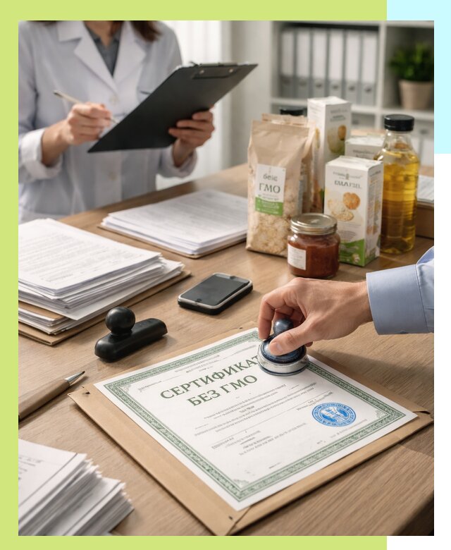 Получение сертификата Без ГМО для продукции в Тулуне